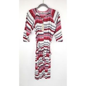 !Clearance Sale! Tucker The Classic Knee Length Dress Basket Stripe
